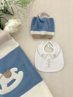 Set cappellino+bavetta”Dondolo”