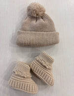 Set Pompon Beige