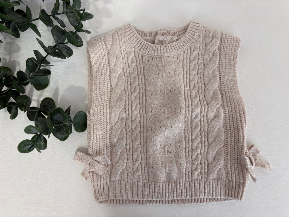 Gilet "Chérie" sabbia