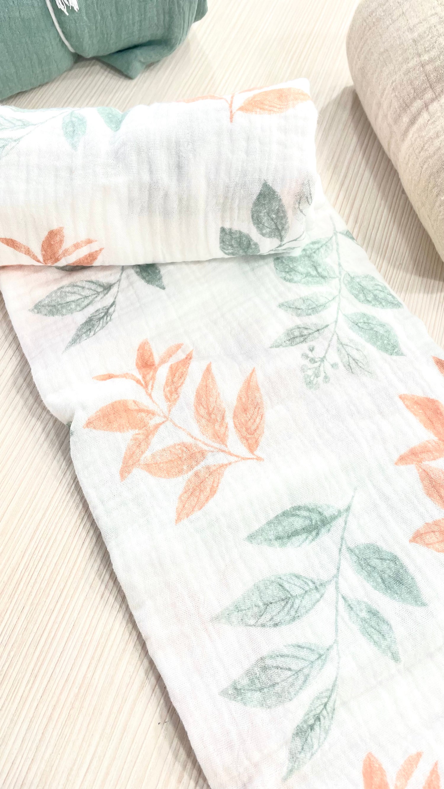 Mussole in cotone e bambù