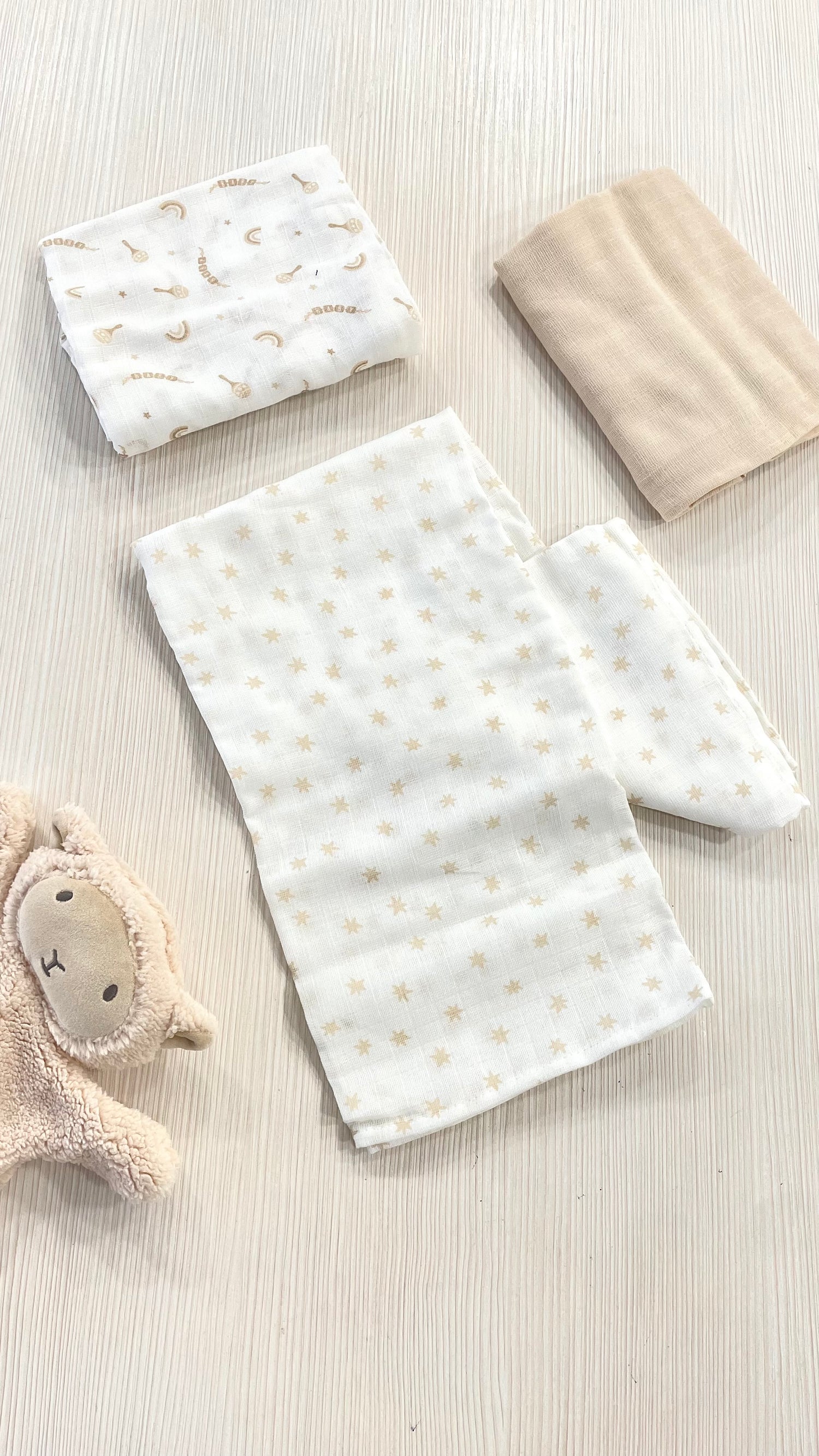 Mussola in cotone 100%organico