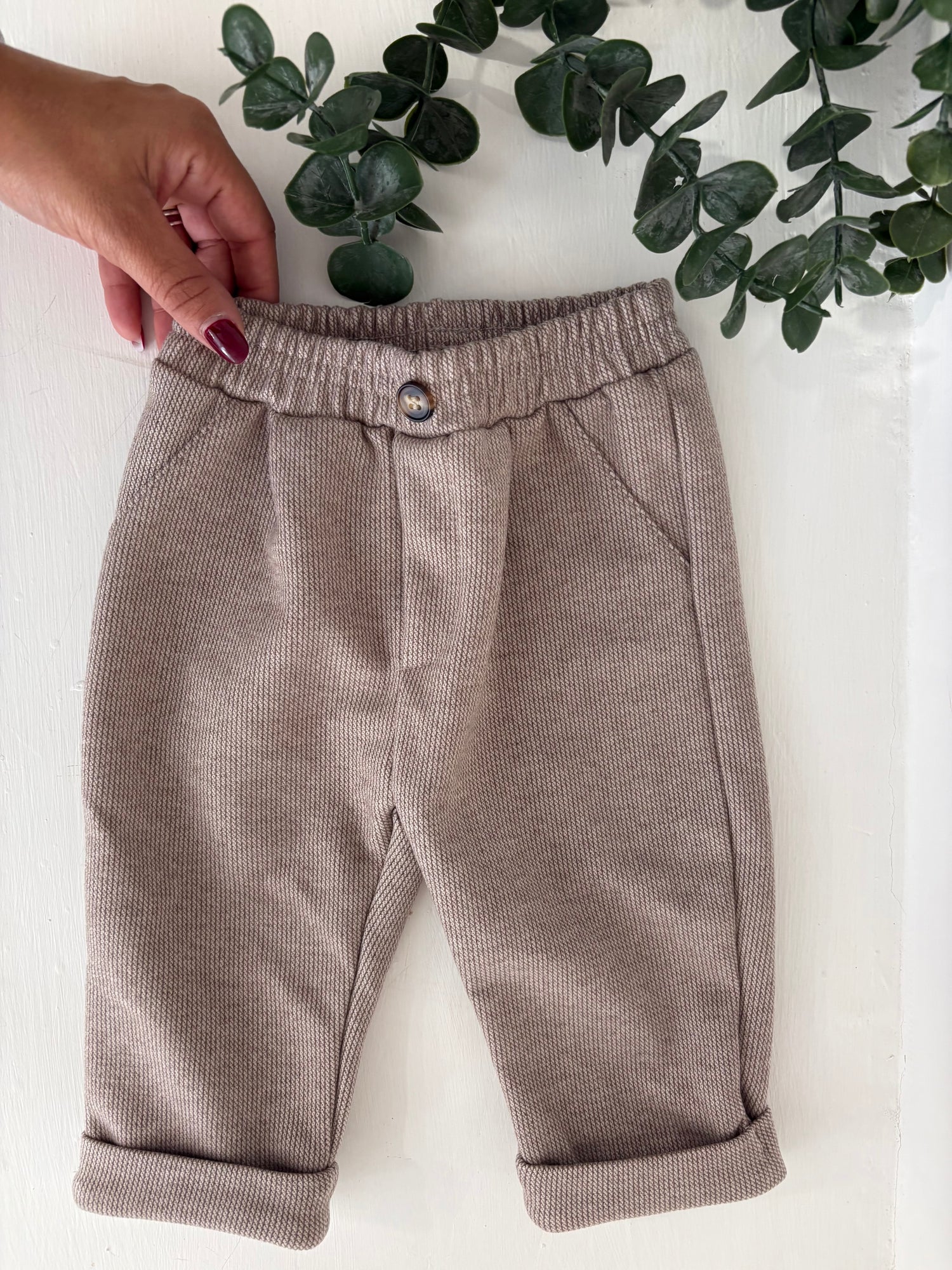 Pantaloni in Maglia / Twill